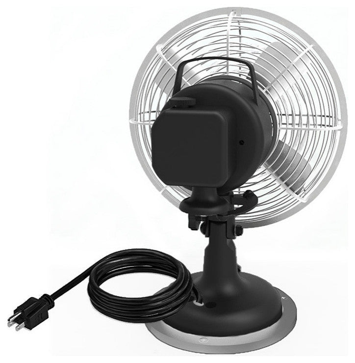 Modern Forms 18" Oscillating Plug-in Desk Fan With 3-Speed Motor Control