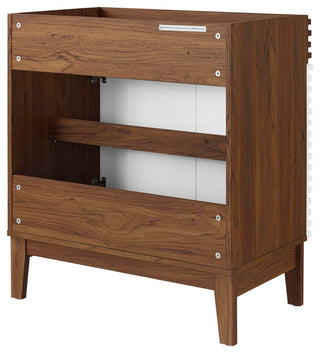Render 30" Bathroom Vanity Cabinet, White Walnut