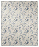 Blue Floral Pattern 50"x60" Coral Fleece Blanket