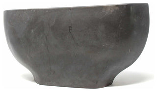 Soapstone Black Menorah