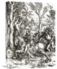 "The Knight And The Landsknecht" Artwork, 15"x22"