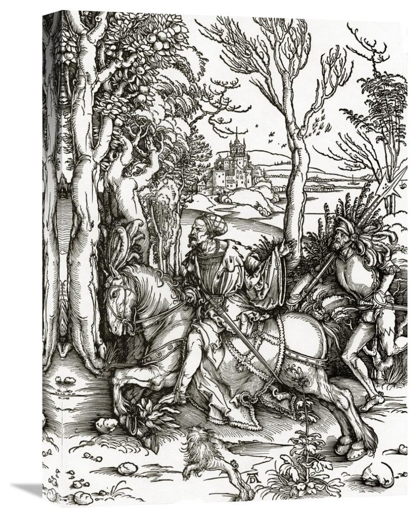 "The Knight And The Landsknecht" Artwork, 15"x22"