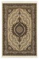 Mackenzie Traditional Medallion Ivory/ Multi Fringed Area Rug, 9'10"X12'10"