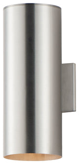 Maxim 26103 Outpost 2 Light 15" Tall Outdoor Wall Sconce - Brushed Aluminum
