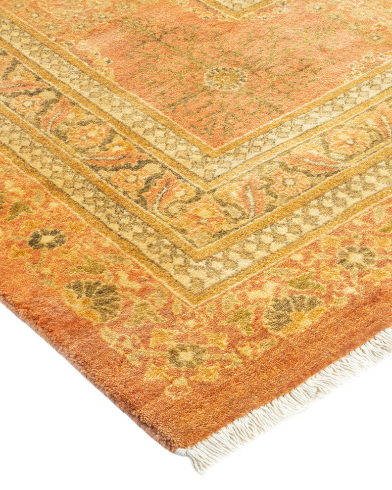 Iris, One-of-a-Kind Hand-Knotted Area Rug Brown, 8'1"x9'10"