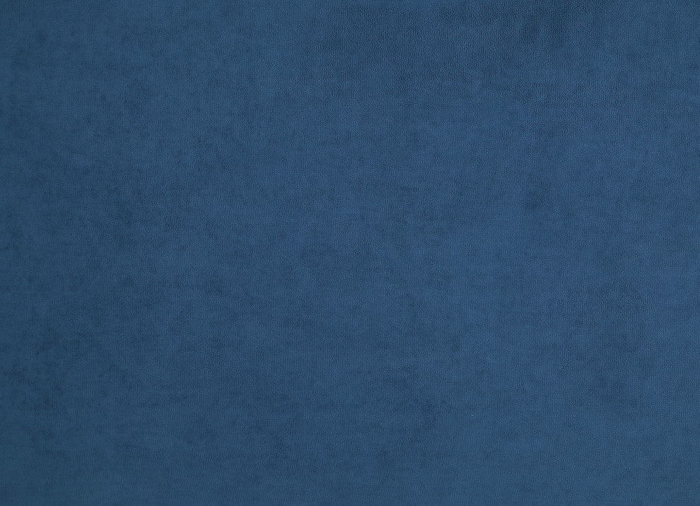 Plush Velvet / Down Standard Comfort Modular Sofa, Navy, 4-Piece: 2 Armless Chair, 2 Corner Chair