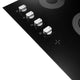 30" Electric Ceramic Glass Cooktop, Black With 4 Electric Burners