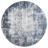 Loloi Patina Pj-01 Organic/Abstract Rug, Denim/Gray, 7'10"x7'10" Round