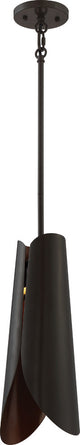 Nuvo Thorn LED Small Pendant Ceiling Light Fixture, Dark Bronze
