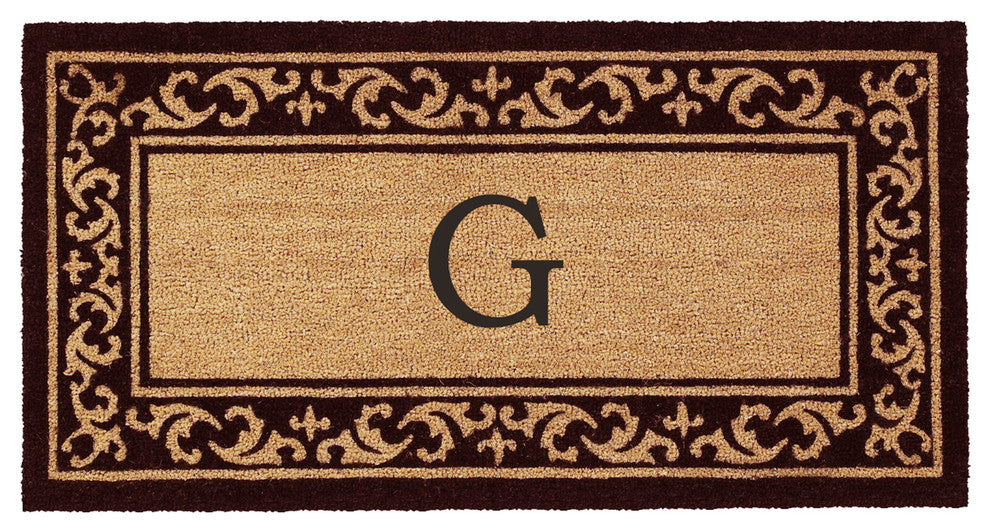 Kendall Monogram Doormat, 24"x48", G