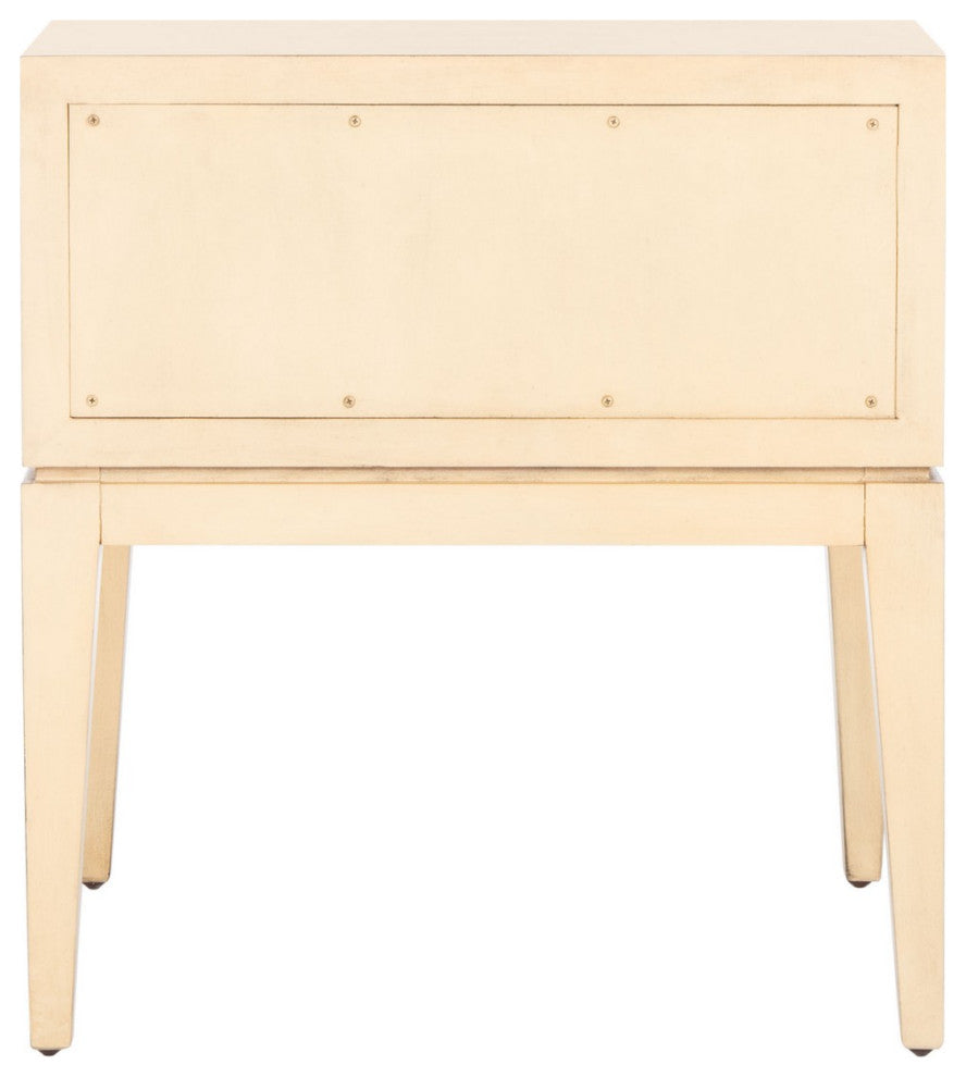 Safavieh Couture Armand Woven Wood Nightstand, Natural