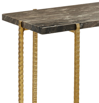 Flying Marble Gold Side Table