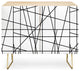 Deny Designs Architecture Credenza, Birch, Gold Steel Legs
