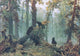 Ivan Ivanovich Shishkin Morning in Piny Wood (study) Gallery Wrapped Canvas