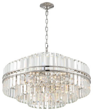 Crystorama Lighting Group HAY-1407 Hayes 16 Light 28"W Crystal - Polished