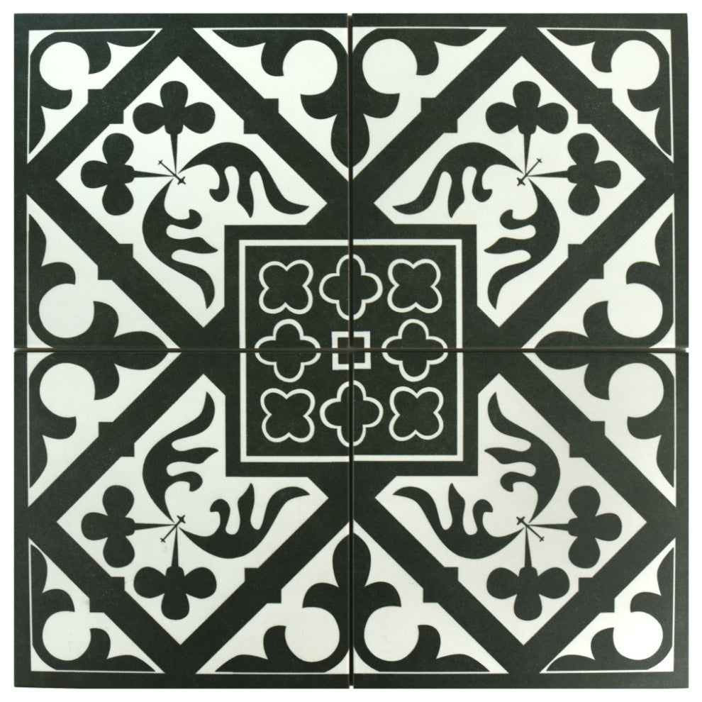 Majestic Orleans Angulo Black Porcelain Floor and Wall Trim