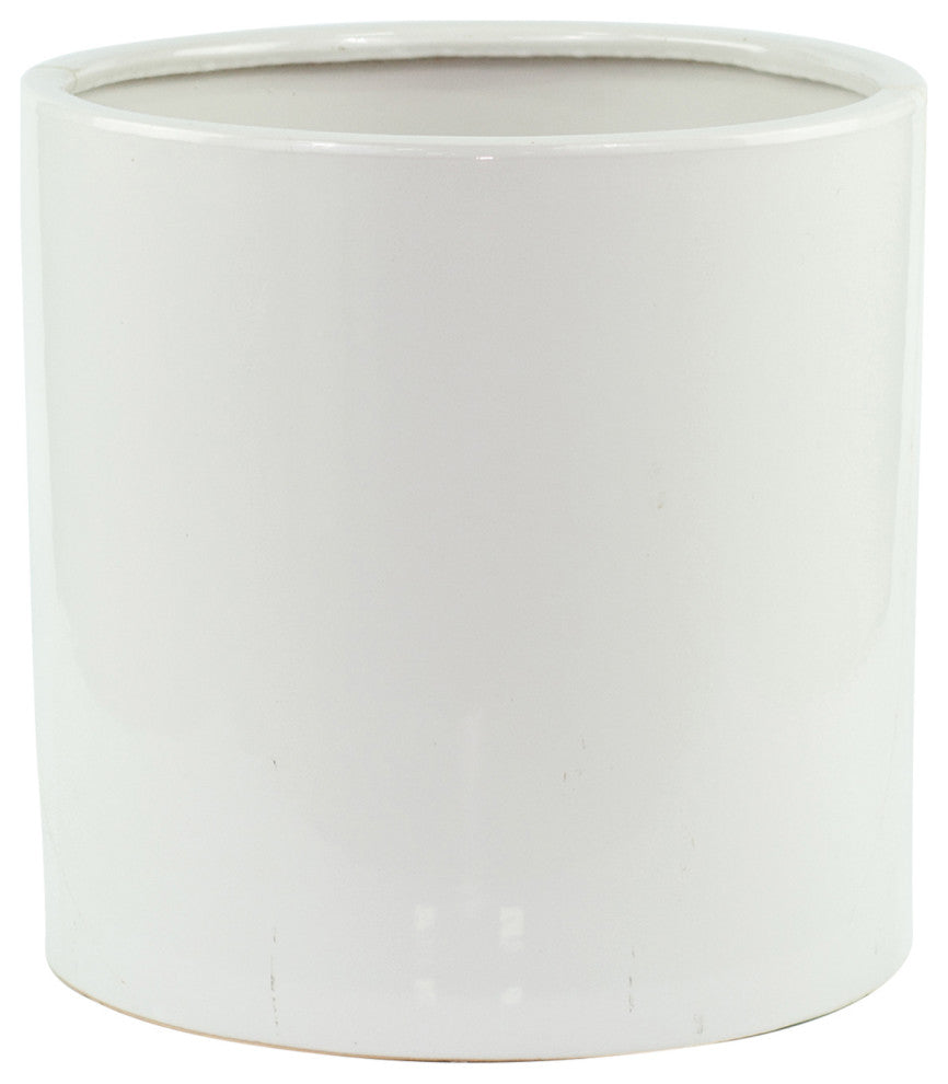 Extra Large Ceramic Pot 13'' White