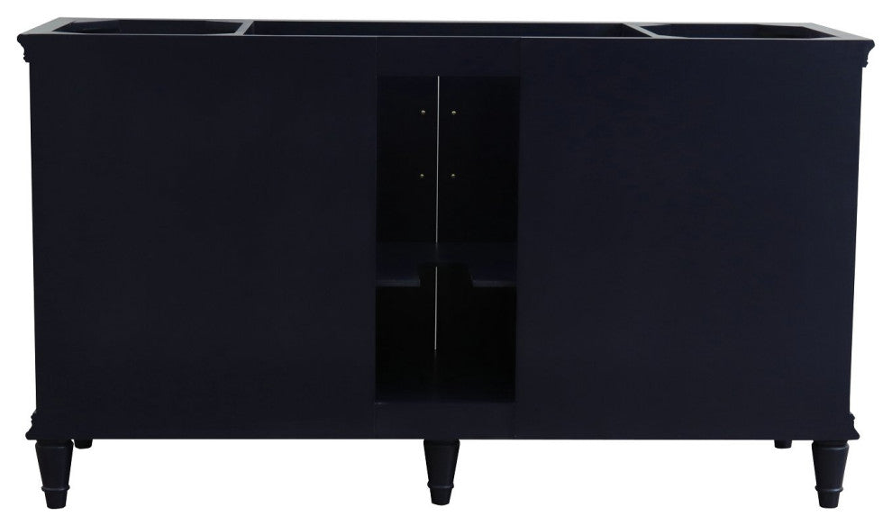 60" Single Vanity, Blue Finish, Cabinet Only