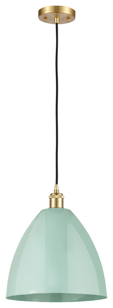 Innovations 516-1P-SG-MBD-12-SF 1-Light Mini Pendant, Satin Gold