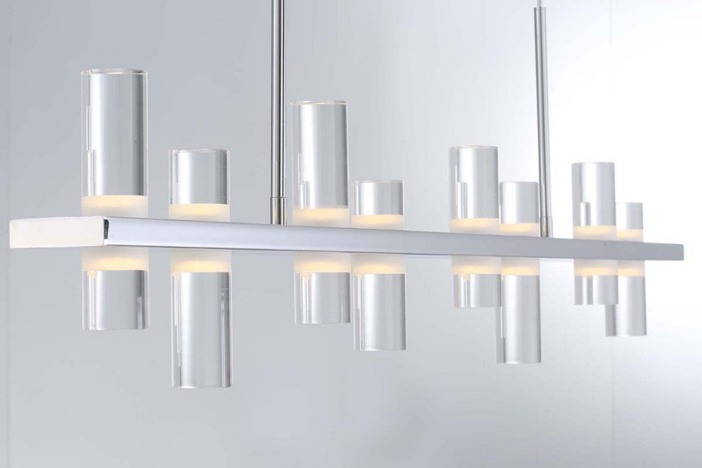9-Light Contemporary Chandelier by Eurofase