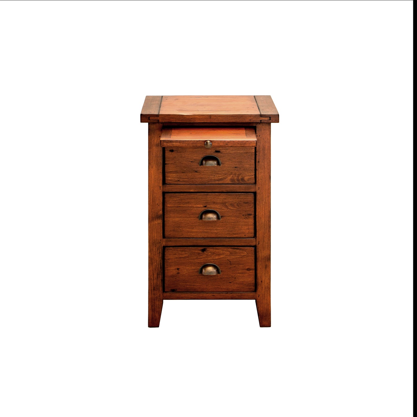 Irish Coast 3-Drawer Nightstand, Brown