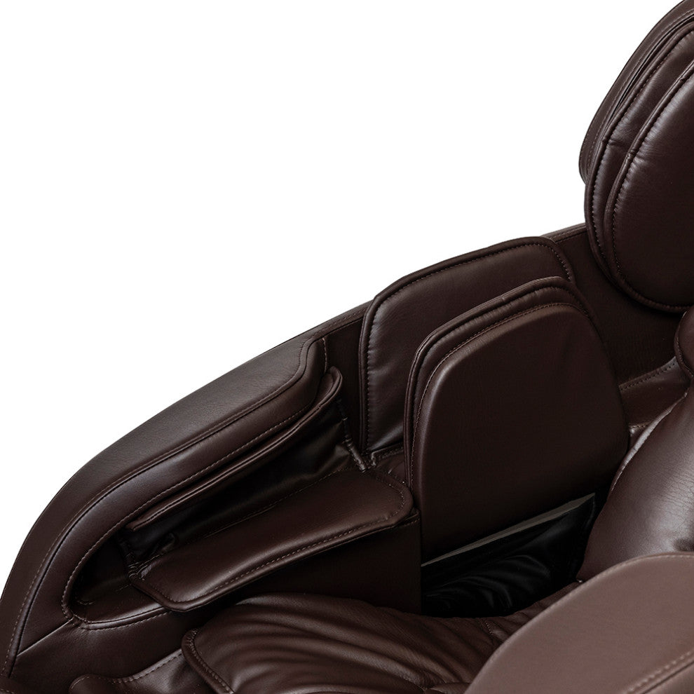 Jin 2.0 - Deluxe Heated SL Track Zero Wall Massage Chair, Espresso