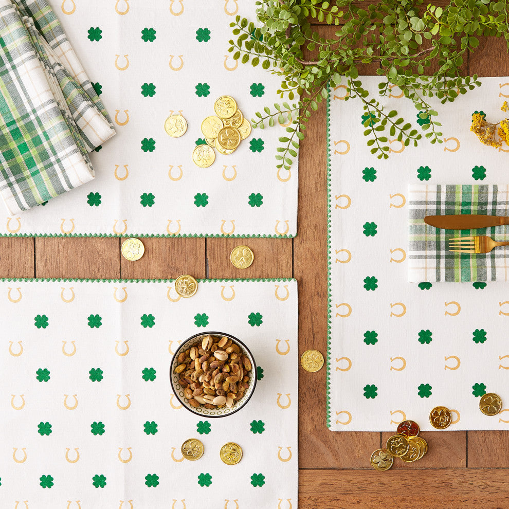 Clover Horseshoe Printed Placemat (Set of 4)