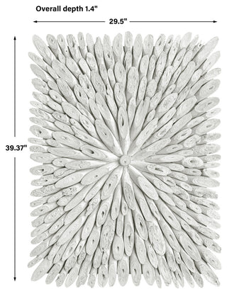 Uttermost Bahama Wood Whitewashed Wall Decor