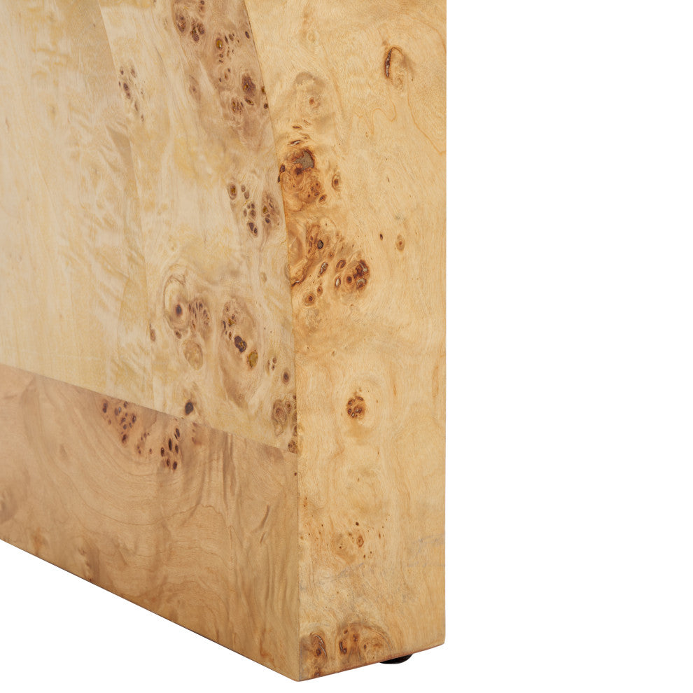 Safavieh Couture Katelynn Burled Mappa Console Table, Natural