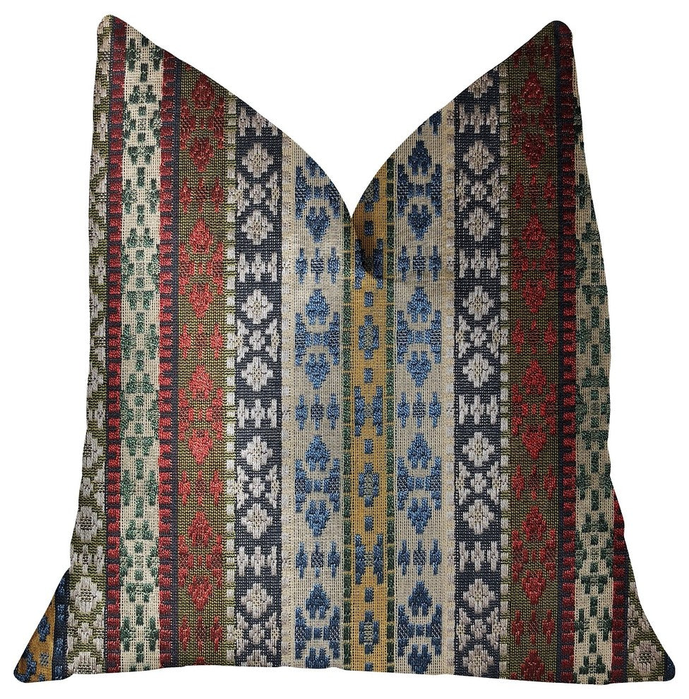 Arrowhead Canal Multicolor Luxury Throw Pillow, 24"x24"