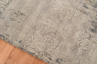 Amer Rugs Pearl PEA-2 Light Gray Gray Hand-knotted - 9'x12' Rectangle Area Rug