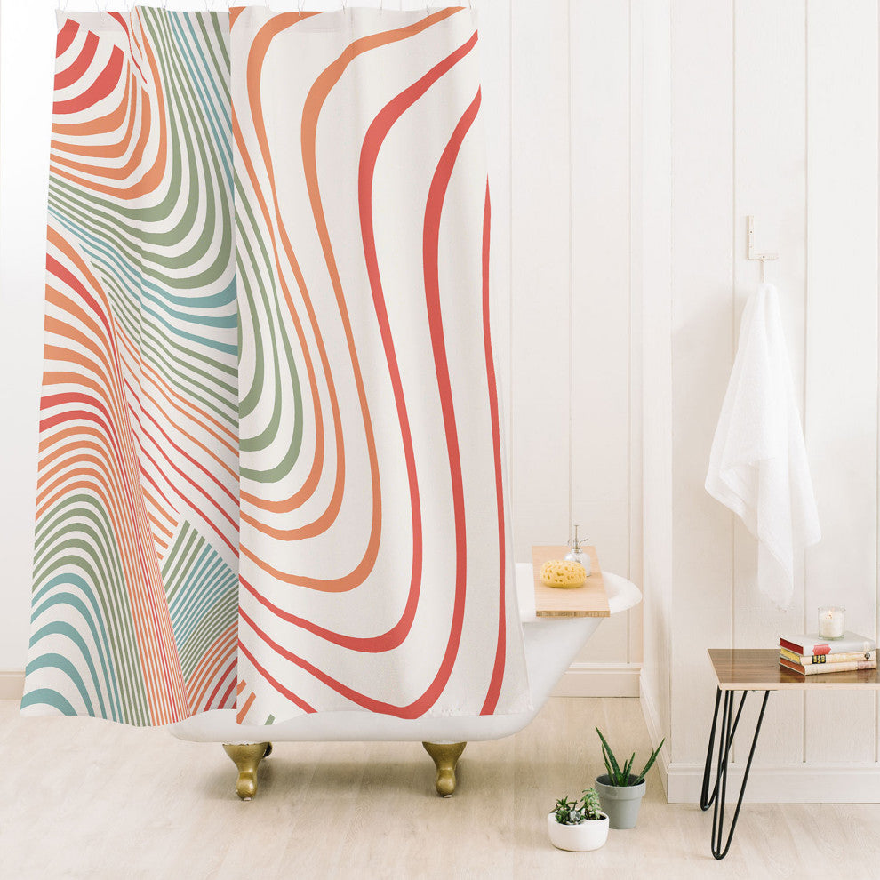 Gabriela Fuente Futury Shower Curtain