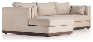 Lawrence 2pc Laf Sectional-Nova Taupe