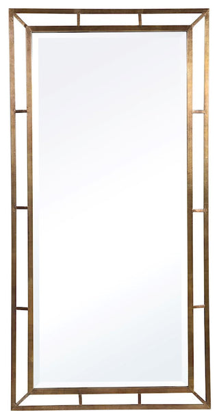 Uttermost Farrow Copper Industrial Mirror, Solid Iron, 09675