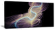 Elegant Fantasy Fractal Design, Abstract Canvas Wall Art Print, 32"x16"