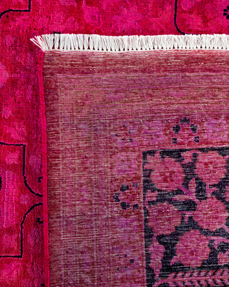 Fine Vibrance, One-of-a-Kind Handmade Area Rug Purple, 15'8"x9'2"