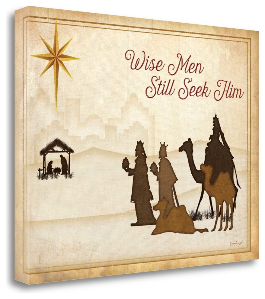 "Wise Men Still Seek Him" By Jennifer Pugh, Giclee Print on Gallery Wrap Canvas