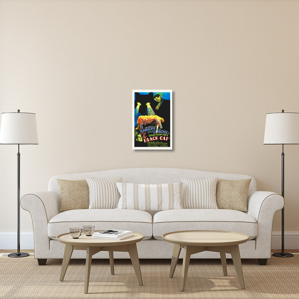 "The Black Cat" Stretched Canvas Giclee by Hollywood Photo Archive, 20x30"