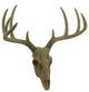 Little Bucky Wall Mounted Faux Aged Finish 10 Point Antlers Deer Skull 15 Inch