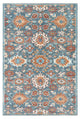 Elixir Traditional Dark Green, Burnt Orange Area Rug, 2'x3'