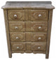 Traditional Style Capacious Wooden Chest With 5 Drawers, Brown