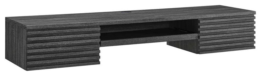 Render Wall Mount Wood Office Desk