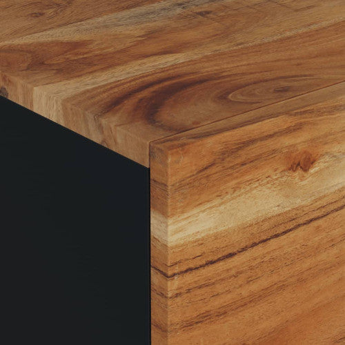 vidaXL Coffee Table Sofa Side Table Solid Wood Acacia and Engineered Wood