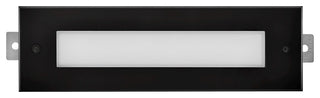 Hinkley Sparta Dash 12V Led Large Flat Brick Light, Stainless Steel Black