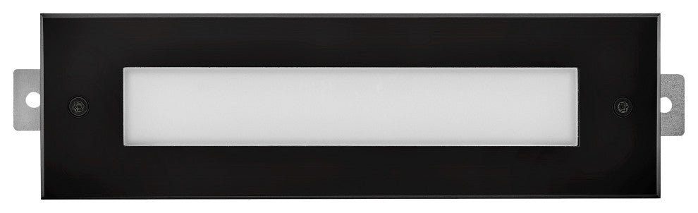 Hinkley Sparta Dash 12V Led Large Flat Brick Light, Stainless Steel Black