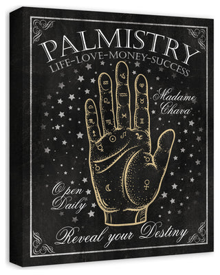 Palmistry Sign 8 16"x20" Canvas Wall Art