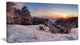 Slovakia Panorama at Winter, Landscape Canvas Art Print, 40x20