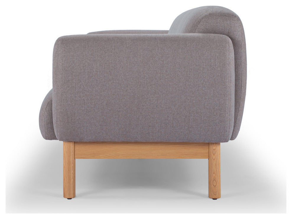 Metro, Tulum 3 Seater Sofa, Dark Brown