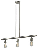 INNOVATIONS LIGHTING 213-SN Bare Bulb 3 Light Island Light