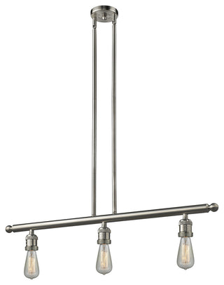 INNOVATIONS LIGHTING 213-SN Bare Bulb 3 Light Island Light